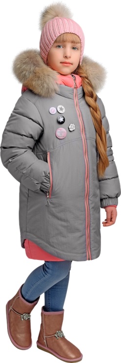 детская зимняя куртка для девочки gnk